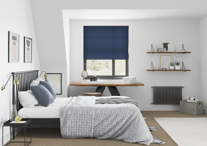 Knightsbridge, Navy - Twist&Fit Roman Blind - Image 5
